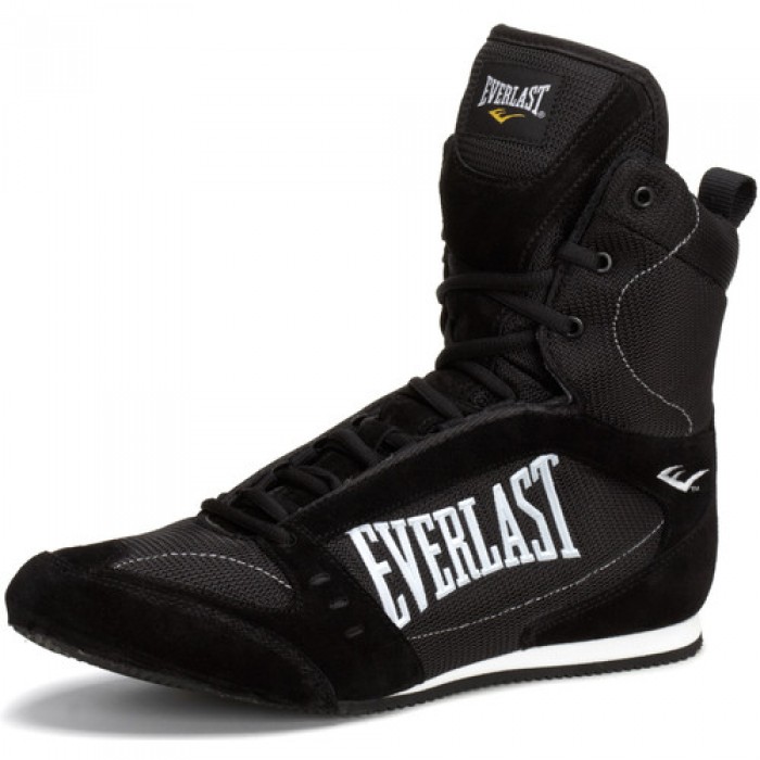 Everlast Hi Top Pro Competition Boxing Shoes Black Everlast Hi Top Pro Competition Boxing Shoes Black